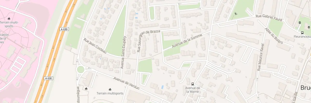 Plan du 13 Rue Jacques Cartier à Bruges