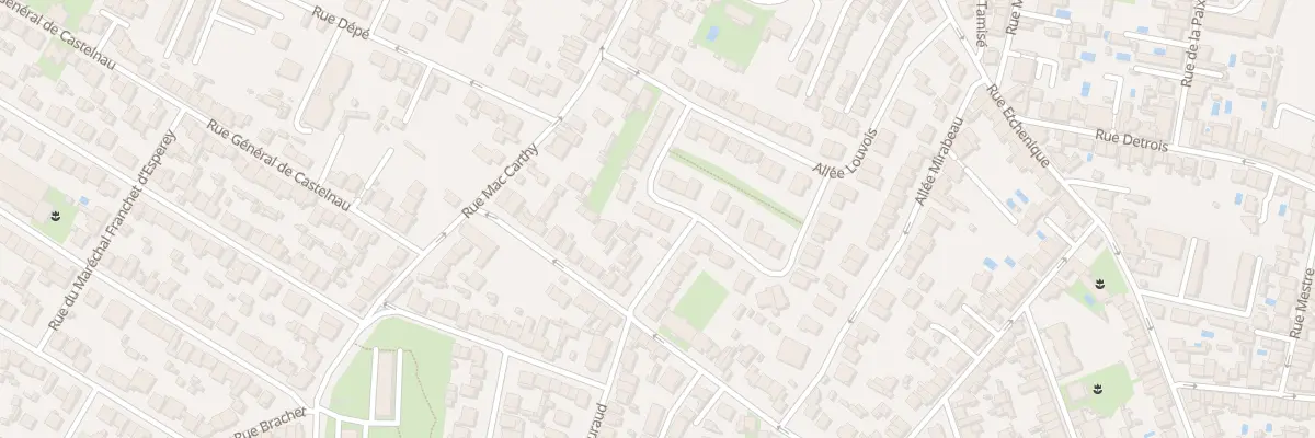 Plan du 28 Rue Professeur Moreau à Bordeaux
