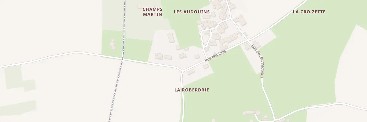 Plan du 20 Rue des Lilas à Bignay