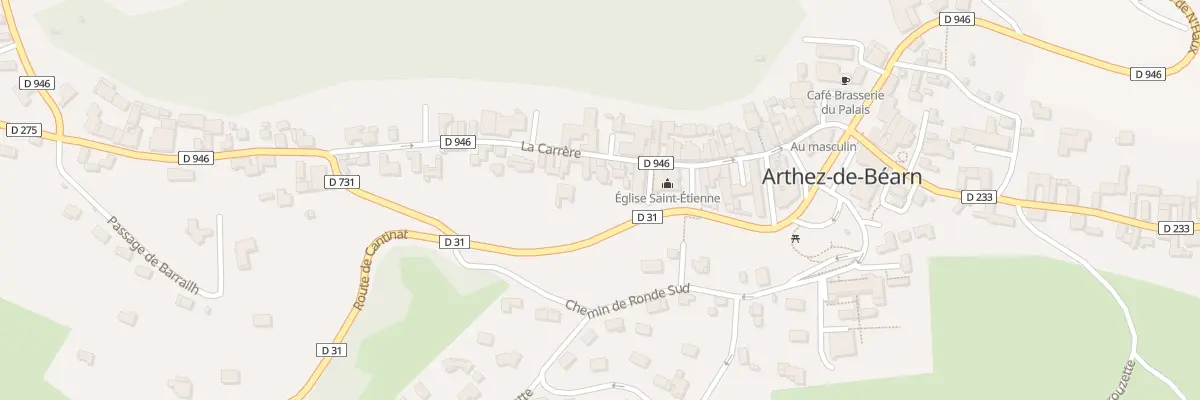 Plan du 35 Rue la Carrere à Arthez-de-Béarn