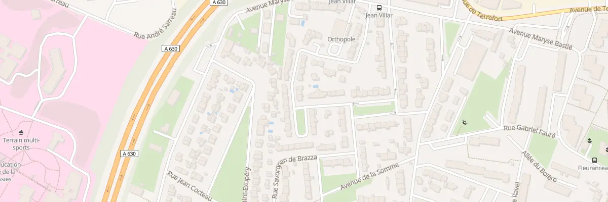 Plan du 28 Sq J F Laperouse à Bruges