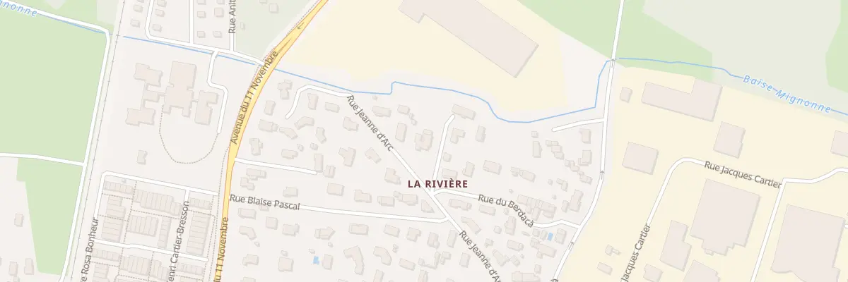 Plan du 23 Rue Jeanne d’Arc à Blanquefort