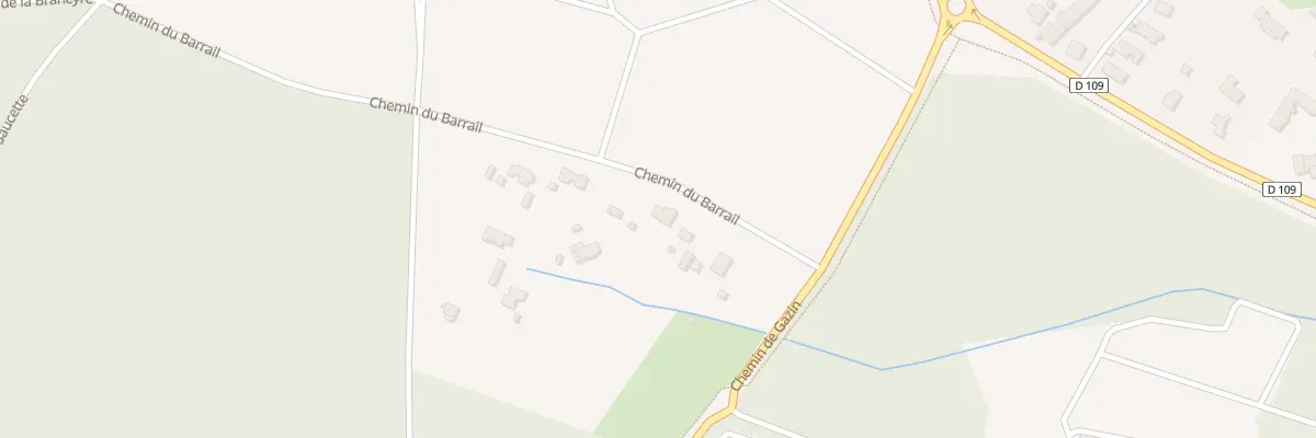 Plan du 5 Che du Barrail à Léognan