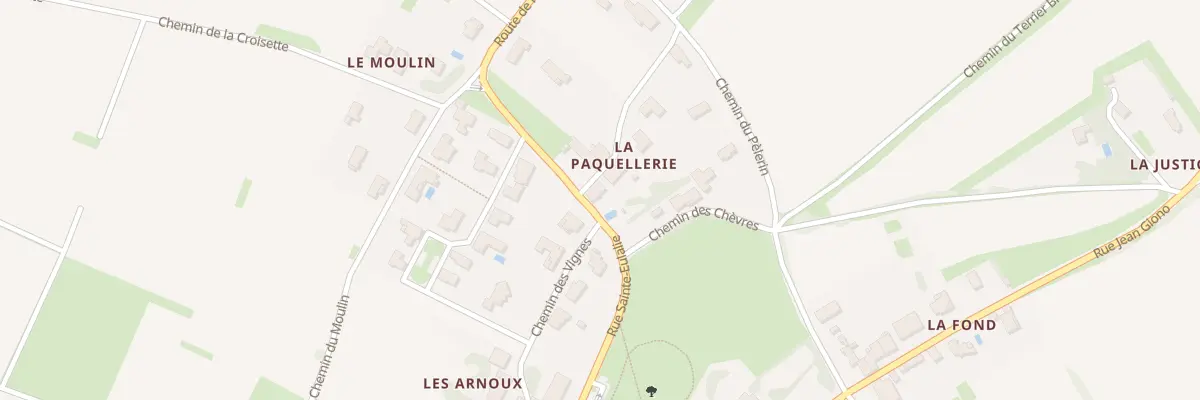 Plan du 14 Rue Sainte Eulalie à Préguillac