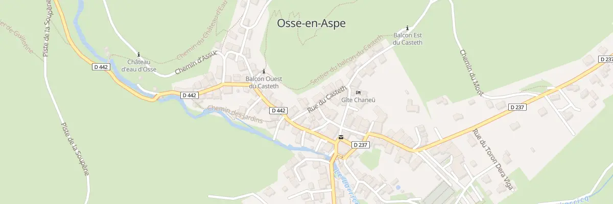 Plan du 3 Rue du Casteth à Osse-en-Aspe
