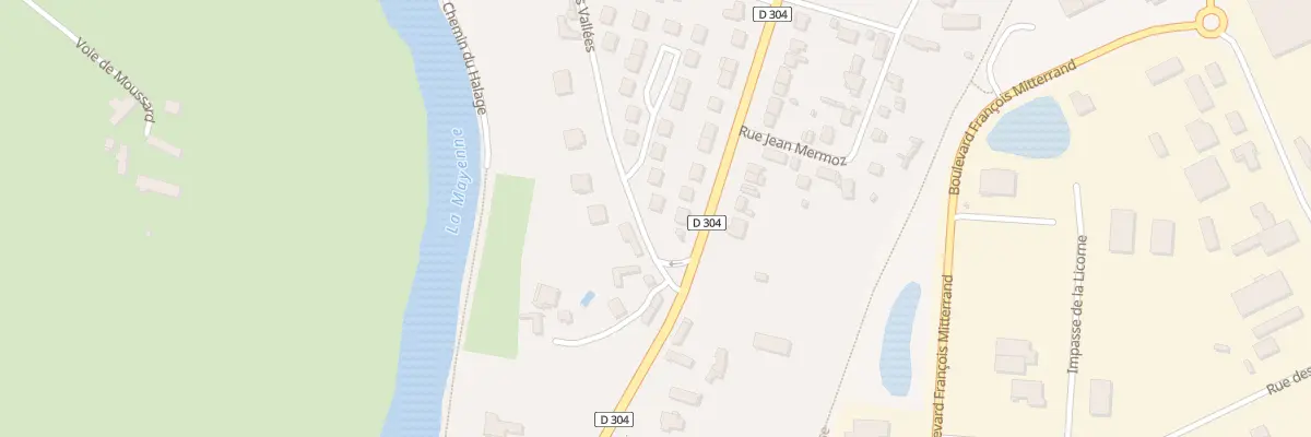 Plan du 1 Res de Plein Mer à Mayenne