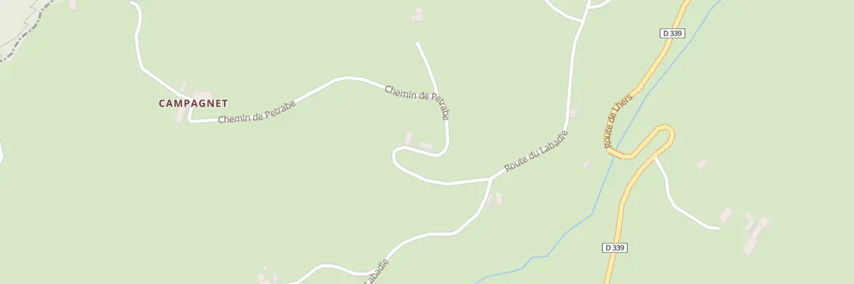 Plan du 175 Che de la Nabe à Accous