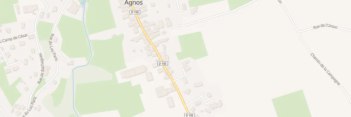 Plan du 23 Rue du Binet à Agnos