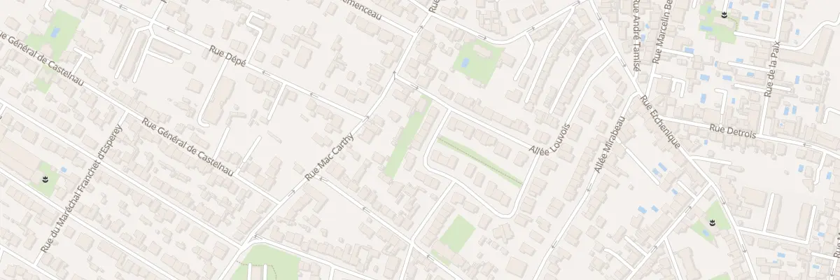 Plan du 36 Rue Professeur Moreau à Bordeaux