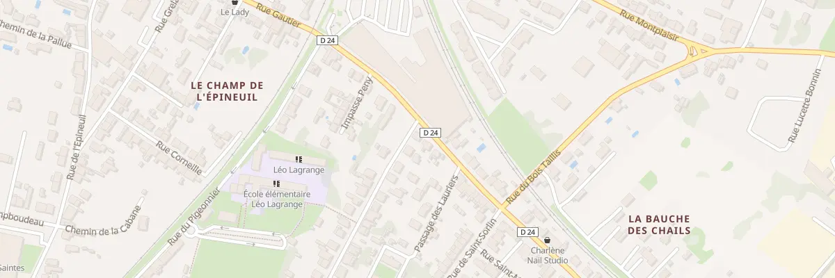 Plan du 18 Rue du Docteur Jean à Saintes
