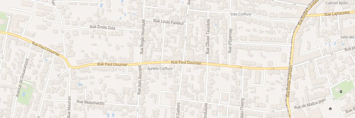 Plan du 45 Rue Paul Doumer à Mérignac