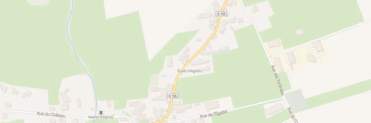 Plan du 11 Rue de la Gloriette à Agnos