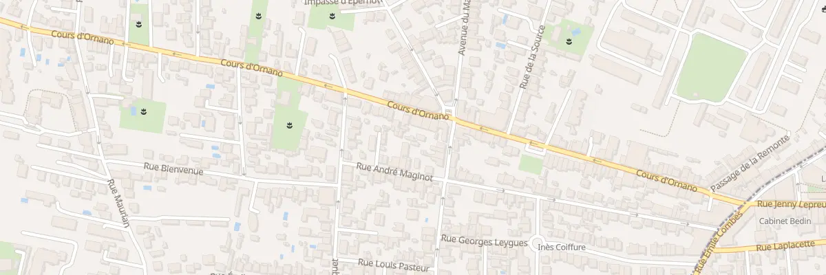 Plan du 87 Av du Maréchal Gallieni à Mérignac