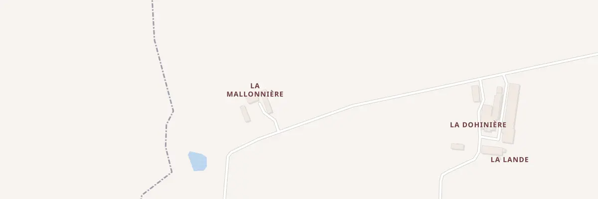 Plan du 1 La Mallonnière à Gennes-Longuefuye