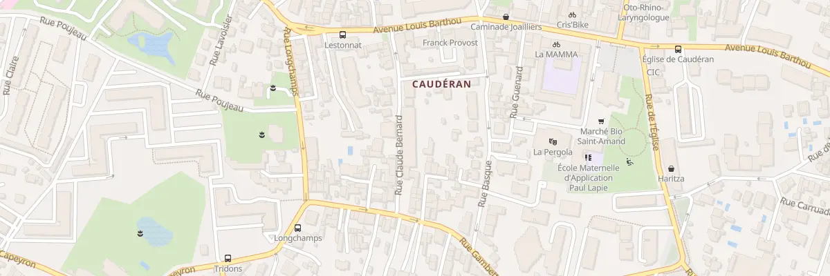 Plan du 30 Rue Claude Bernard à Bordeaux