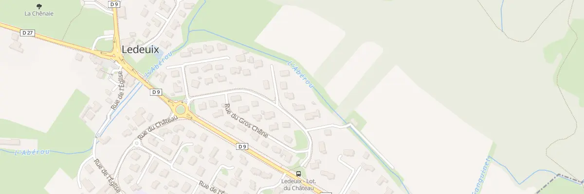 Plan du 21 Rue du Gros Chêne à Ledeuix