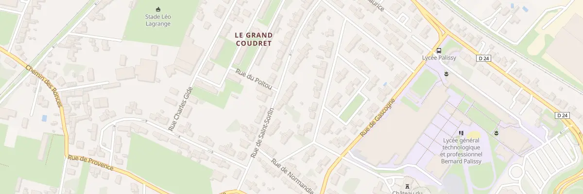 Plan du 37 Rue de Saint-sorlin à Saintes