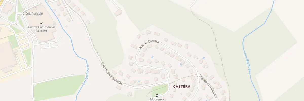 Plan du 20 Rue Du Castera à Mourenx