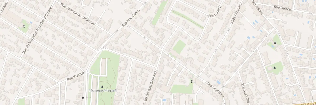 Plan du 46 Rue Général Gouraud à Bordeaux