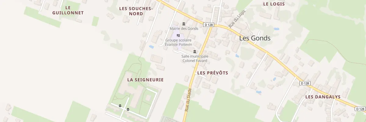 Plan du 16 Rue du Stade aux Gonds