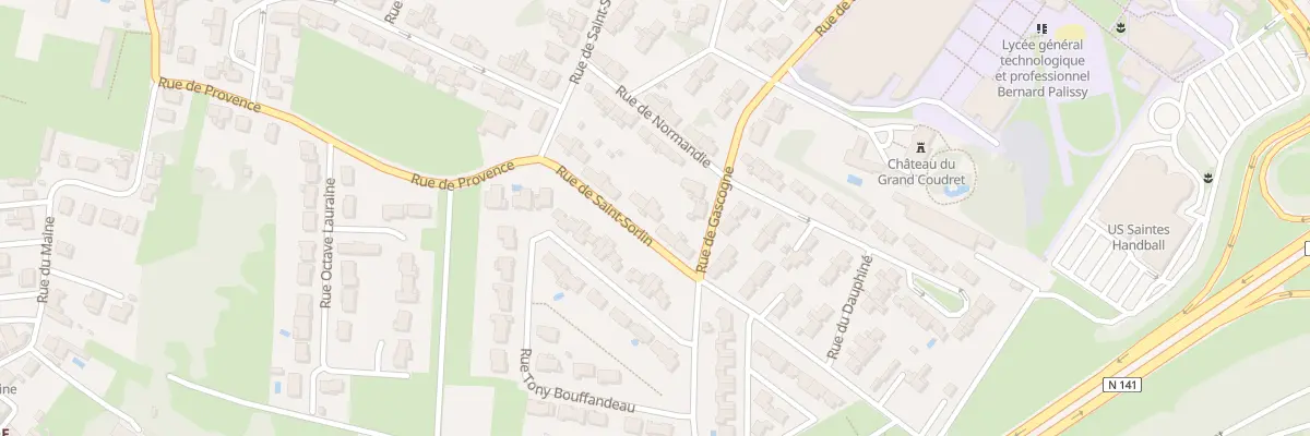 Plan du 63 Rue de Saint-sorlin à Saintes