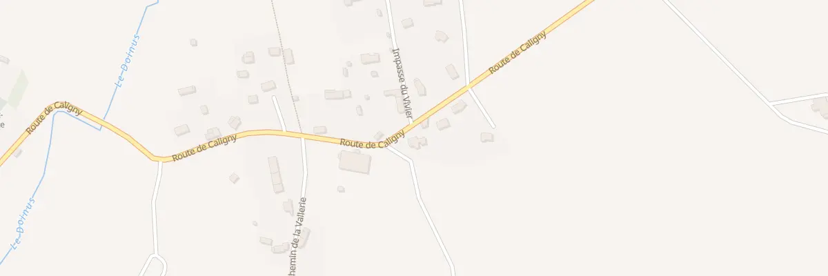 Plan du 682 Rte de Caligny à Cerisy-Belle-Étoile