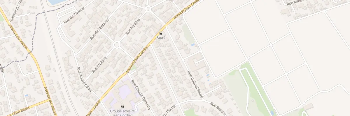 Plan du 19 Rue Gabriel Fauré à Pessac