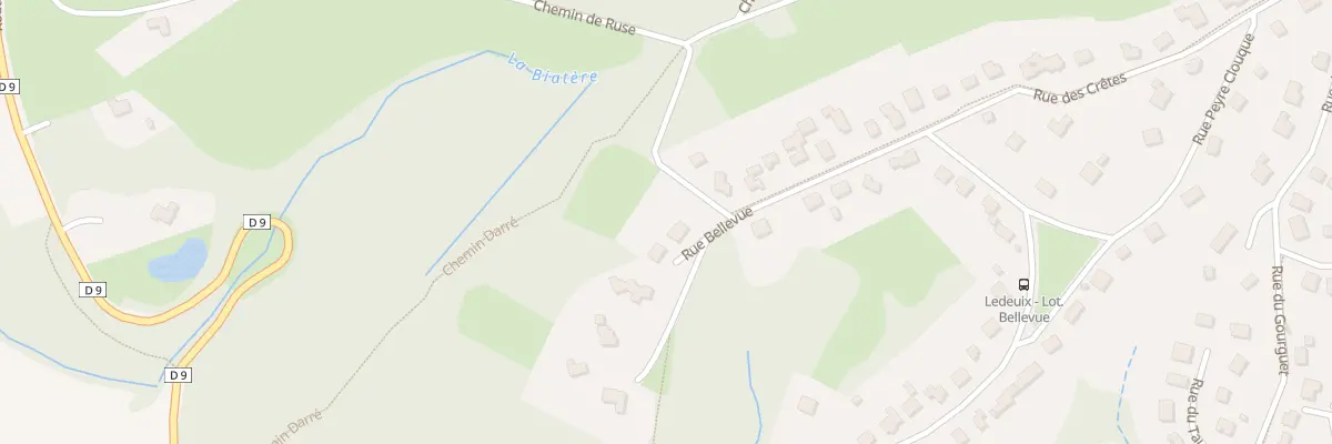 Plan du 48 Rue Bellevue à Ledeuix
