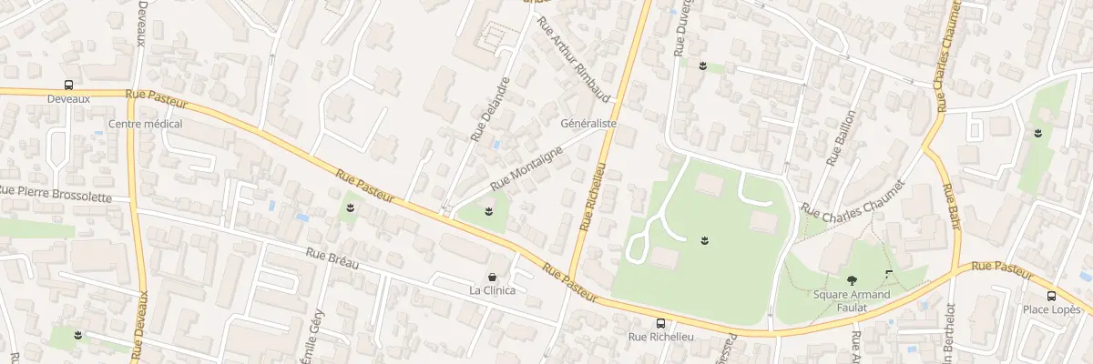 Plan du 14 Rue Montaigne à Bordeaux