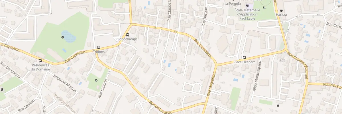 Plan du 80 Rue Gambetta à Bordeaux