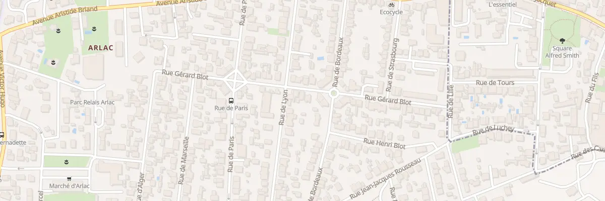 Plan du 34 Rue Gerard Blot à Mérignac