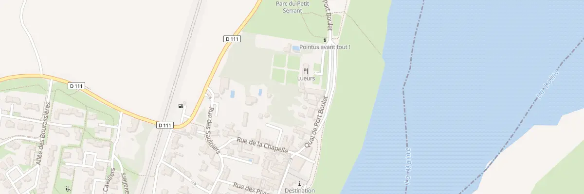 Plan du 8 Quai de Port Boulet à Bouchemaine