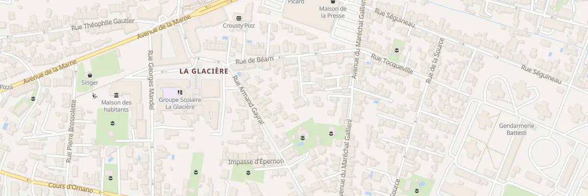 Plan du 7 Rue Varinot à Mérignac