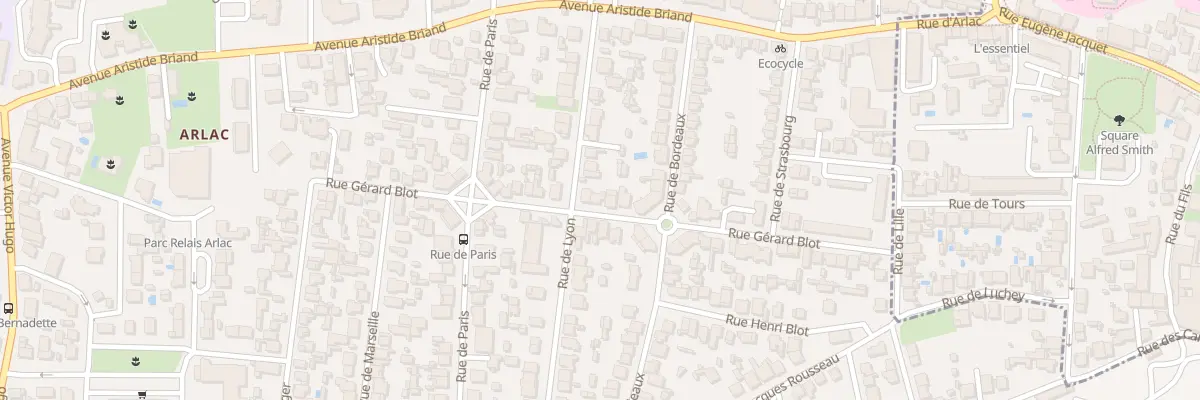Plan du 21 Rue Gerard Blot à Mérignac