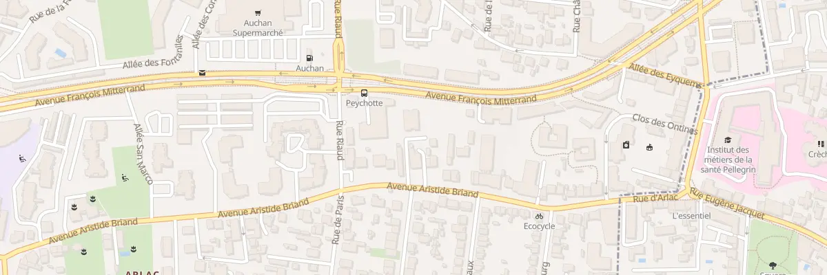 Plan du 63 Av Aristide Briand à Mérignac