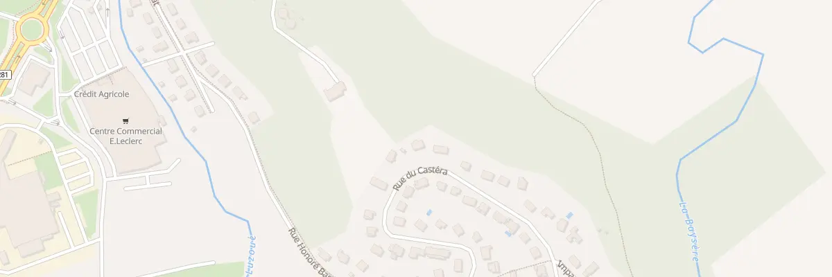 Plan du 17 Rue Du Castera à Mourenx