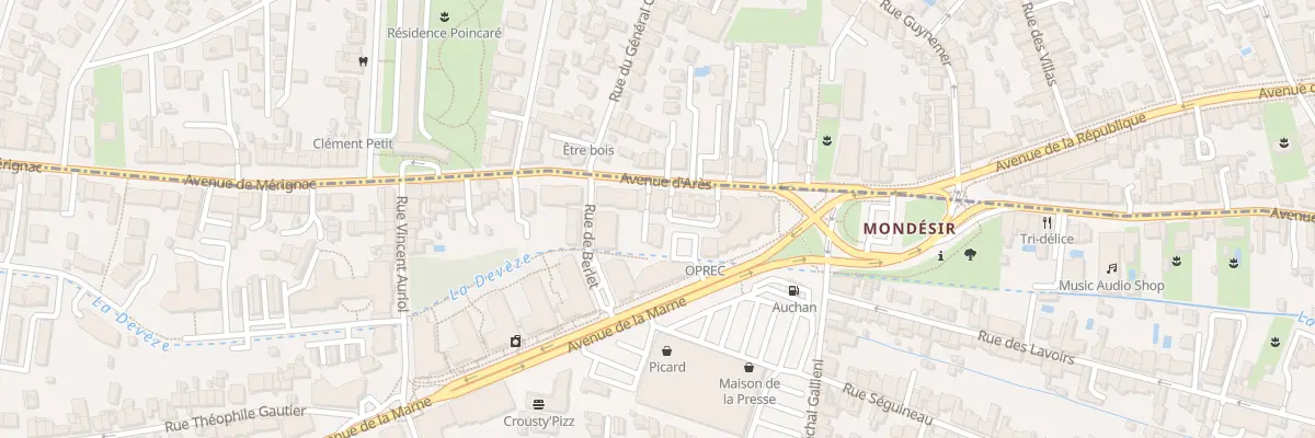 Plan du 362 Av d’Arès à Mérignac