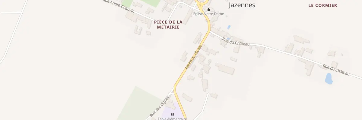 Plan du 8 Rte de l’Ecole à Jazennes