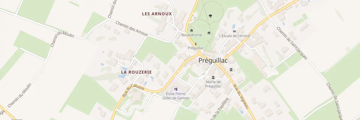 Plan du 4 Rue du Calvaire à Préguillac