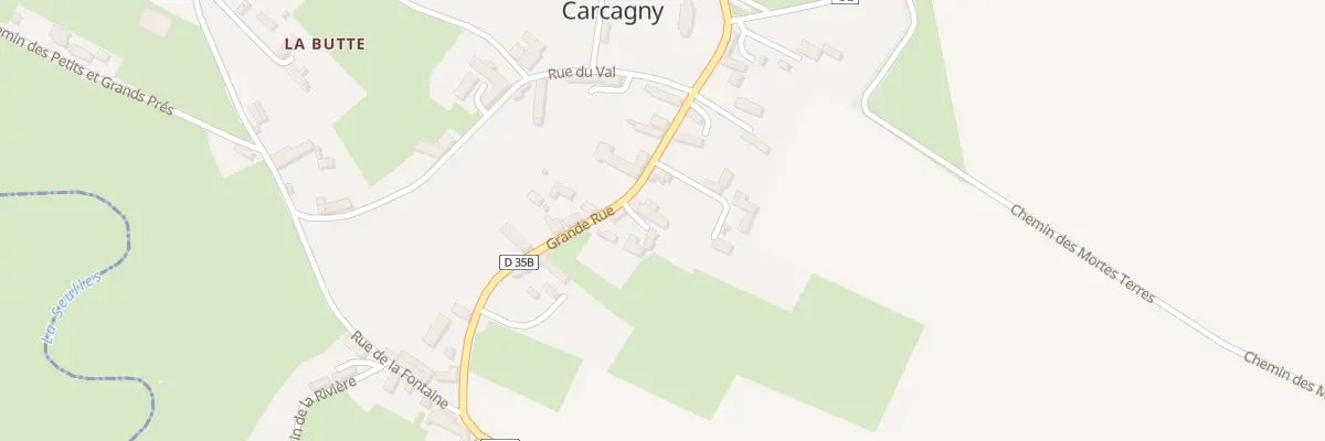 Plan du 12 Grande Rue à Carcagny