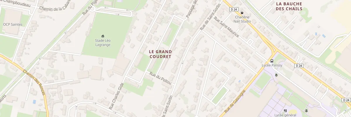 Plan du 42 Rue de Saint-sorlin à Saintes