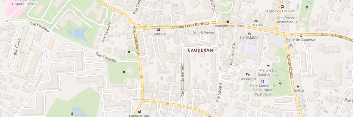 Plan du 17 Rue Claude Bernard à Bordeaux