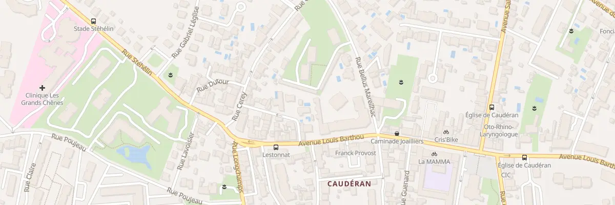 Plan du 9 Rue Joseph Brun à Bordeaux