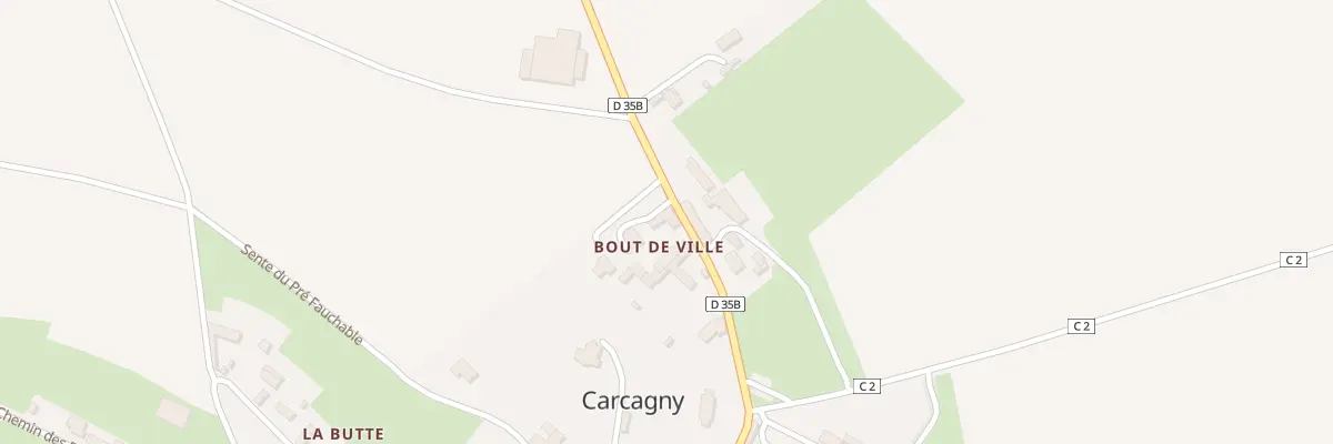 Plan du 7 Rte de Vieux Pont à Carcagny