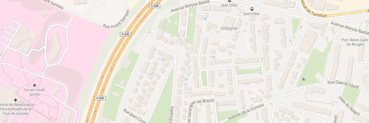 Plan du 43 Rue Saint-Exupéry à Bruges