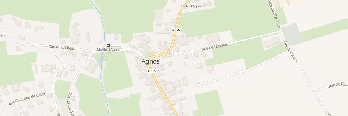 Plan du 4 Rue de la Gloriette à Agnos