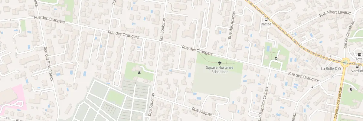 Plan du 80 Rue des Orangers à Bordeaux