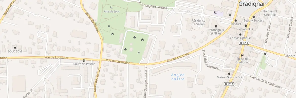 Plan du 33 Rue de Loustalot à Gradignan