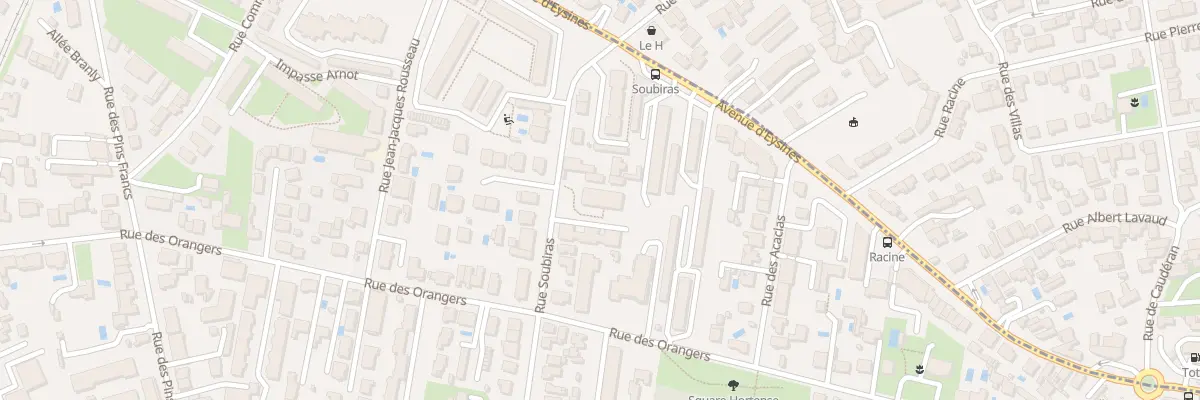 Plan du 81 Rue Soubiras à Bordeaux