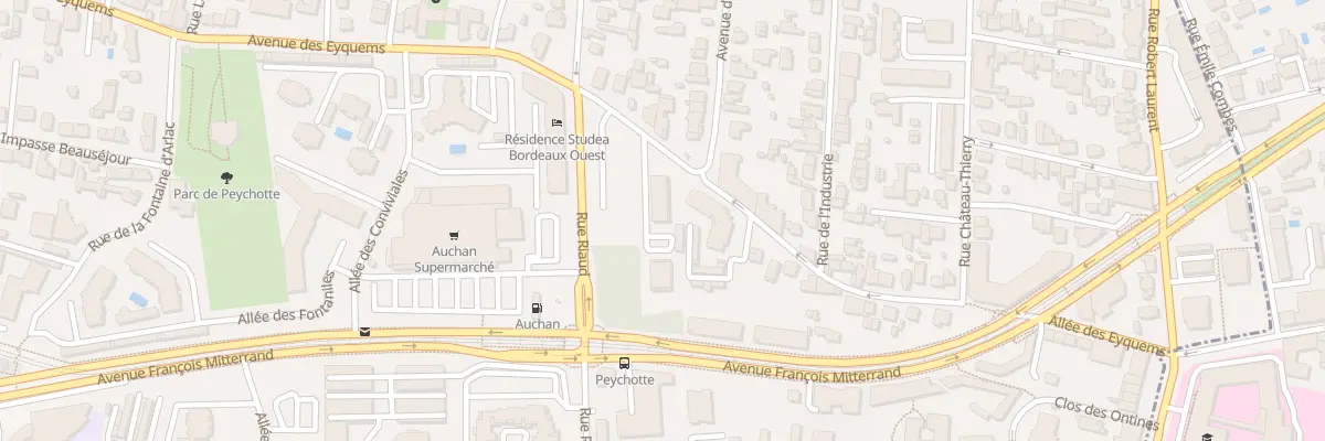 Plan du 44 Av des Eyquems à Mérignac